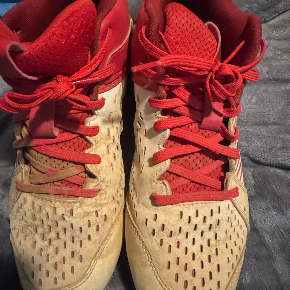 Under Armour Red and Orange Performance Sneakers